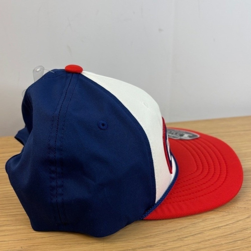 PING Flexfit 110 Snapback Golf Hat OSFM Blue White Red Rope Cap New - Picture 6 of 9